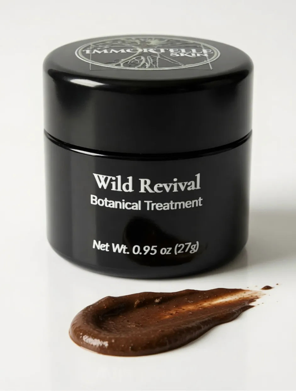 Immortelle Skin Wild Revival renewing treatment mask – botanical skincare