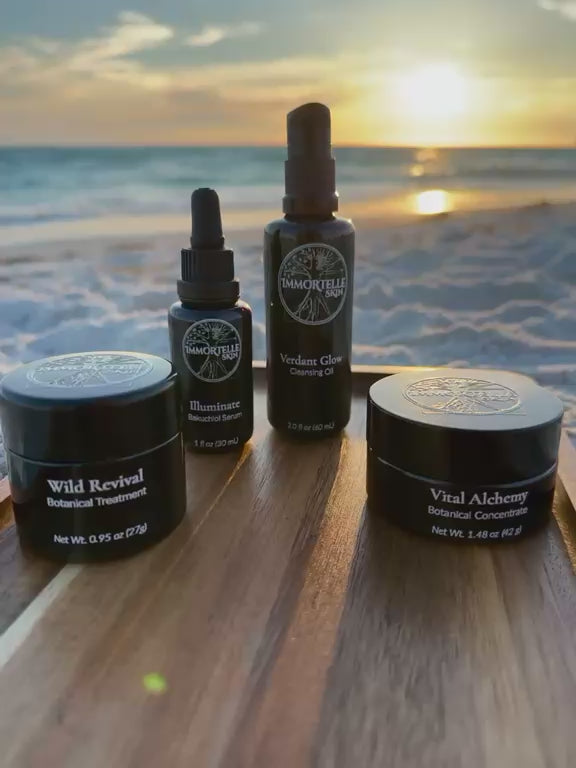 Immortelle Skin Botanical Skincare Wild Revival Illuminate Verdant Glow Vital Alchemy